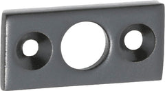 Barrel Bolt Flat Plate Keeper Matt Black / 7.5mm