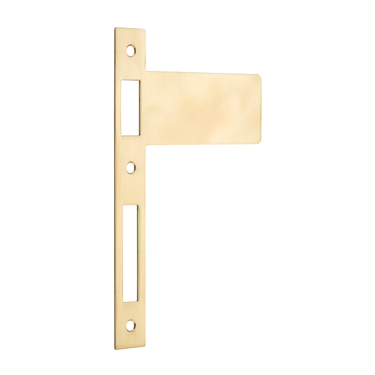 Extended 85mm Strikers - H198xW122mm Polished Brass / Solid Brass