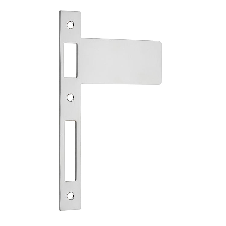 Extended 85mm Strikers - H198xW122mm Polished Nickel / Solid Brass