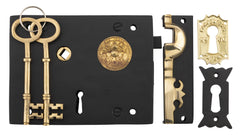 Carpenters Lock - Left Hand Antique Finish