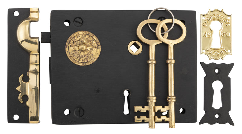 Carpenters Lock - Right Hand Antique Finish