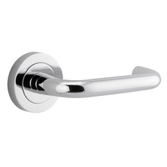 Oslo Lever - Round Rose Chrome Plated / Solid Brass