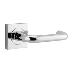 Oslo Lever - Square Rose Chrome Plated / Solid Brass