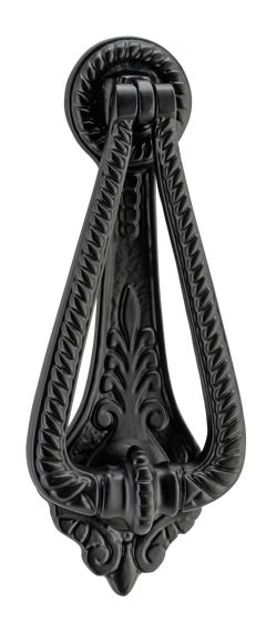 Edwardian Door Knocker Matt Black