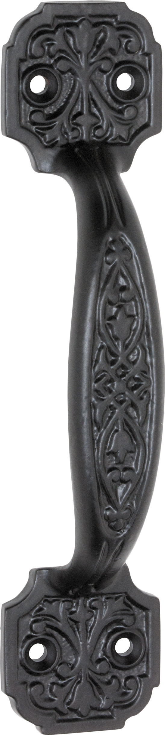 Ornate Pull Handle - H170xW38xP32mm Matt Black