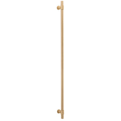 Helsinki Pull Handle - 900mm Satin Brass / Solid Brass