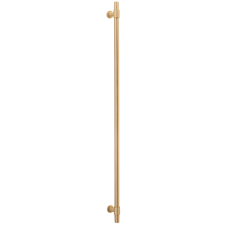Helsinki Pull Handle - 900mm Satin Brass / Solid Brass