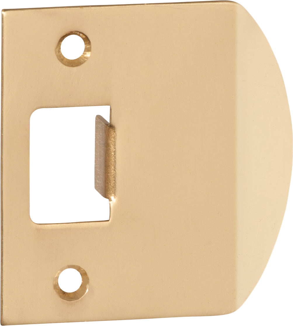 Tube Latch Striker - Extra Long Polished Brass