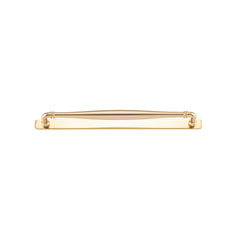 Sarlat Cabinet Pull with Backplate - CTC320mm Polished Brass / Solid Brass