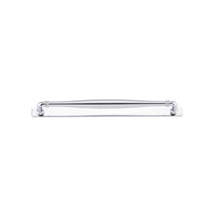 Sarlat Cabinet Pull with Backplate - CTC320mm Chrome Plated / Solid Brass