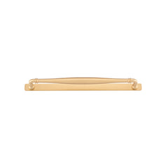 Sarlat Cabinet Pull with Backplate - CTC320mm Satin Brass / Solid Brass