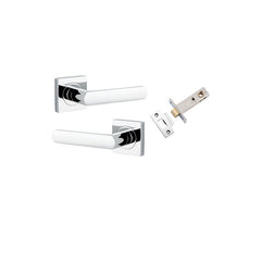 Osaka Lever - Square Rose Passage Kit Chrome Plated / Solid Brass
