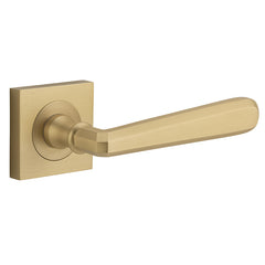 Copenhagen Lever - Square Rose Satin Brass / Solid Brass