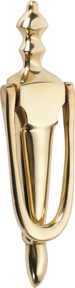 Victorian Door Knocker Unlacquered Polished Brass