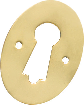 Pressed Escutcheons Unlacquered Satin Brass