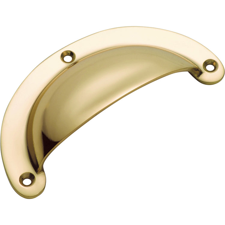 Classic Drawer Pull Unlacquered Polished Brass / Large