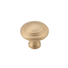 Domed Cupboard Knob Unlacquered Satin Brass / D25xP24mm