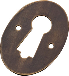 Pressed Escutcheons Antique Brass