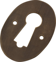Pressed Escutcheons Antique Brass