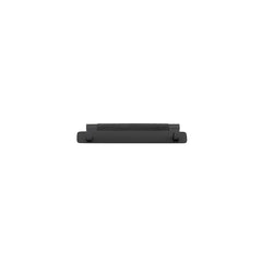 Brunswick Cabinet Pull with Backplate - CTC160mm Matt Black / Brass
