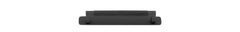 Brunswick Cabinet Pull with Backplate - CTC160mm Matt Black / Brass