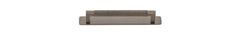 Brunswick Cabinet Pull with Backplate - CTC160mm Antique Brass / Brass