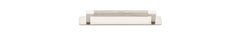 Brunswick Cabinet Pull with Backplate - CTC160mm Satin Nickel / Brass