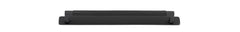 Brunswick Cabinet Pull with Backplate - CTC256mm Matt Black / Brass