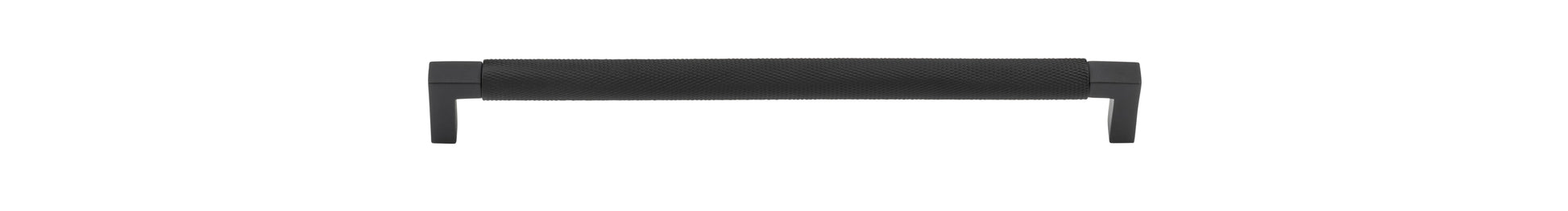 Brunswick Cabinet Pull - CTC256mm Matt Black / Brass