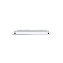 Brunswick Cabinet Pull with Backplate - CTC256mm Chrome Plated / Brass