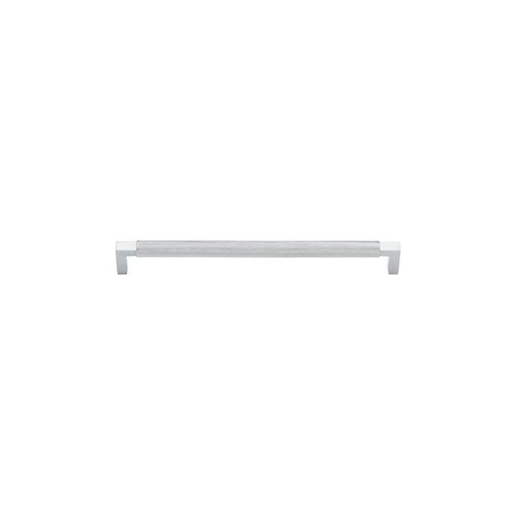 Brunswick Cabinet Pull - CTC256mm Satin Chrome / Brass