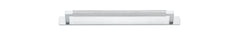 Brunswick Cabinet Pull with Backplate - CTC256mm Satin Chrome / Brass