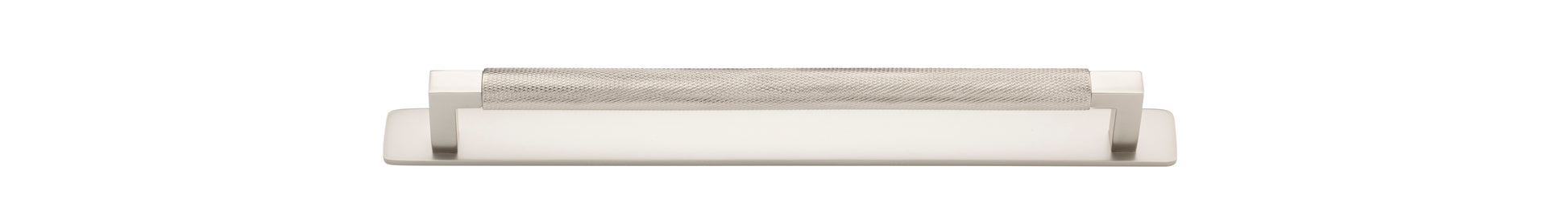 Brunswick Cabinet Pull with Backplate  - CTC256mm Satin Nickel / Brass