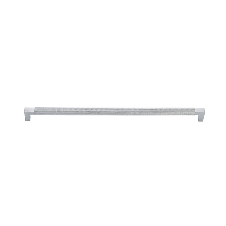 Brunswick Cabinet Pull - CTC450mm Chrome Plated / Brass