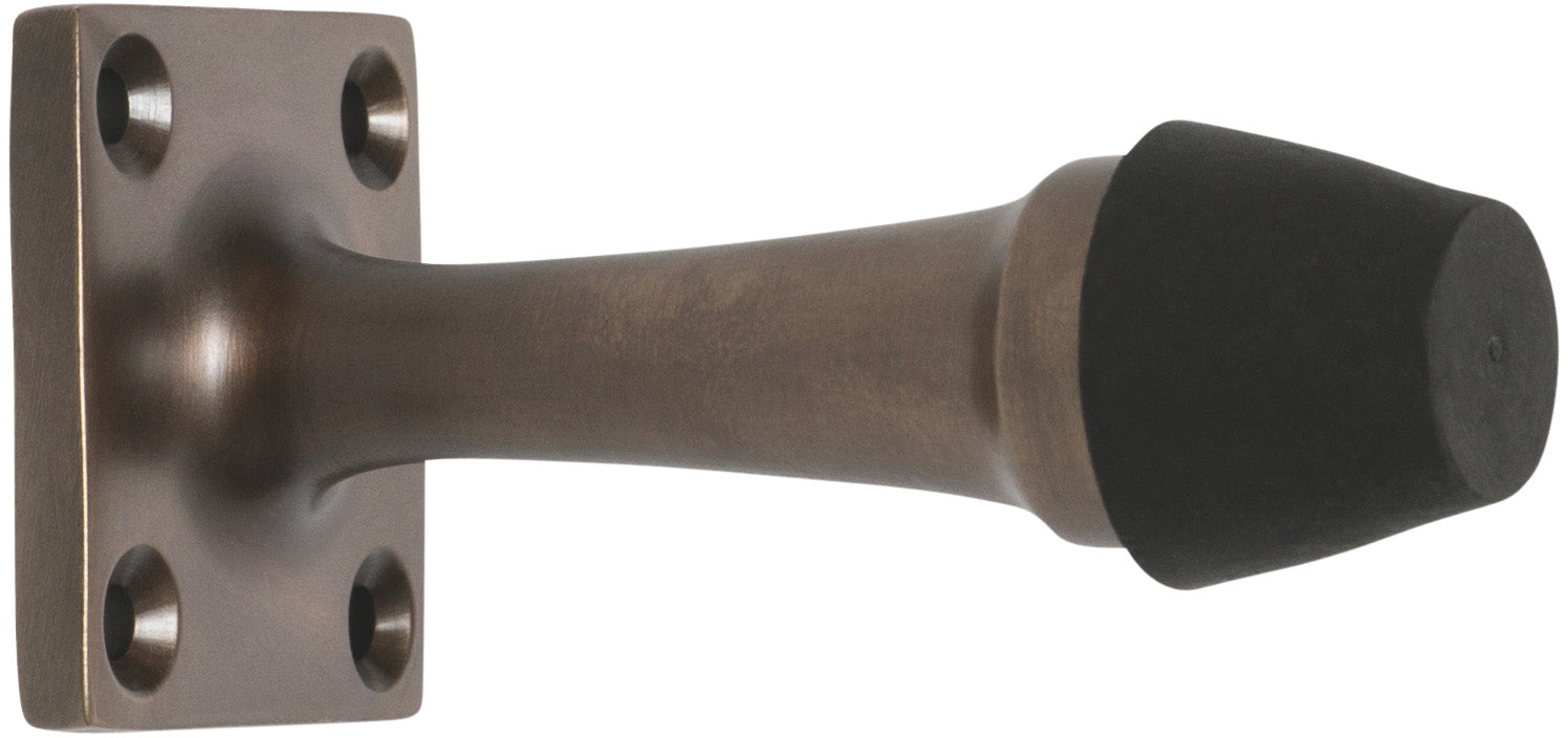 Traditional Door Stop Antique Brass