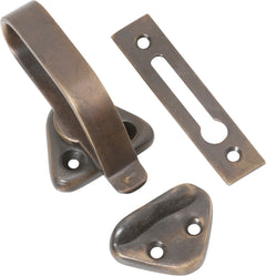 Hopper Window Fastener Antique Brass