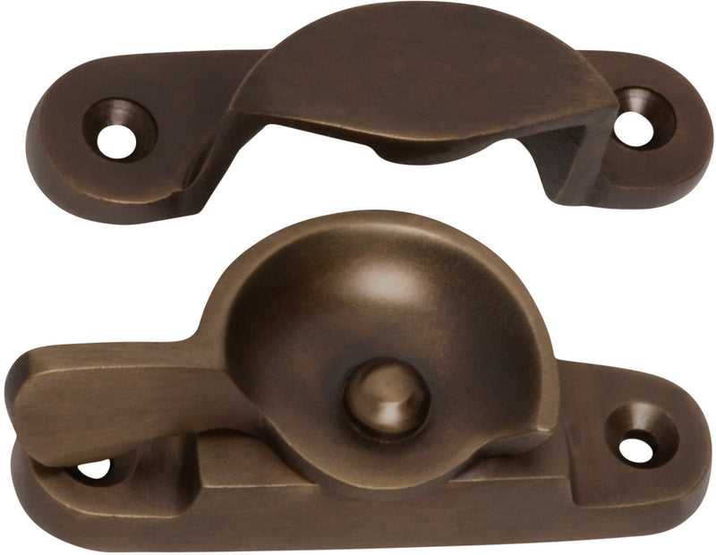 Classic Sash Fastener Antique Brass