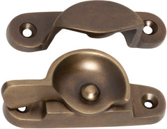 Classic Sash Fastener Antique Brass