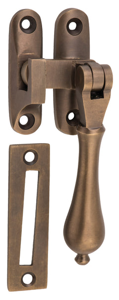 Teardrop Casement Fastener Antique Brass