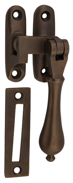 Teardrop Casement Fastener Antique Brass