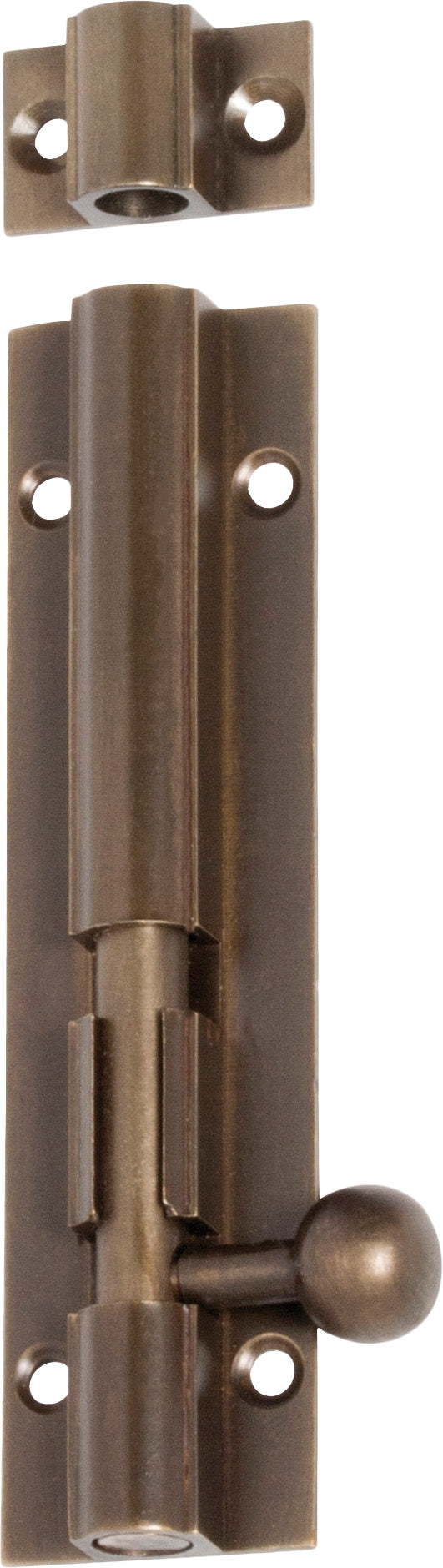 Barrel Bolt Antique Brass / L100mm