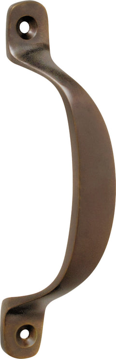 Offset Pull Handle Antique Brass / H100xP20mm