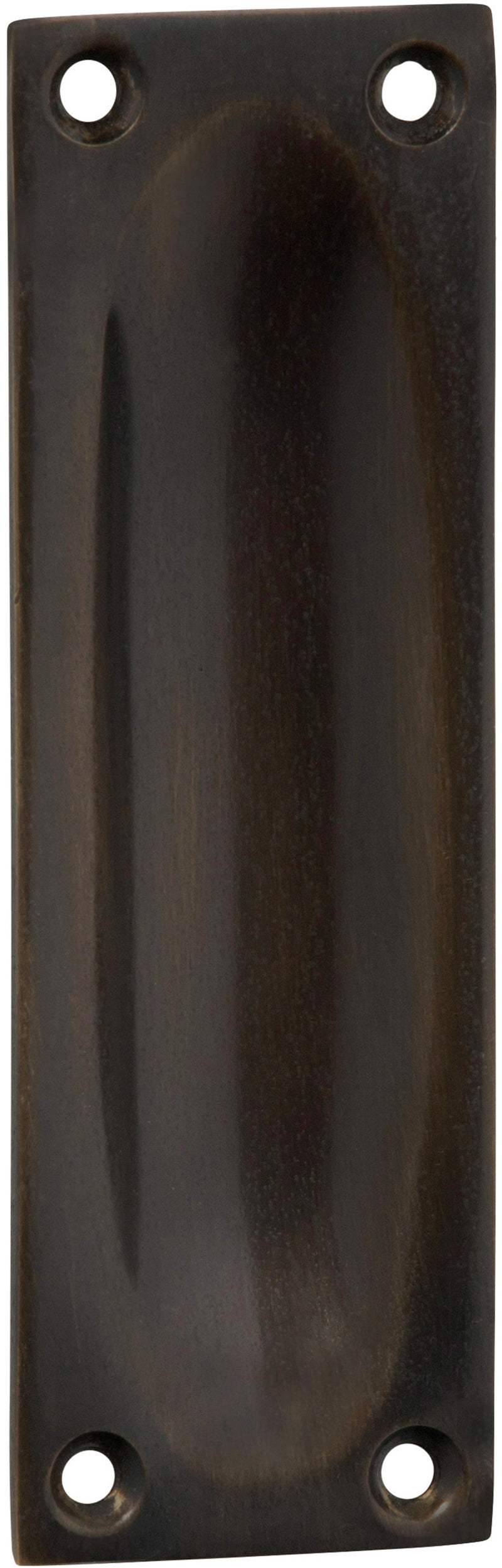 Classic Flush Pull Antique Brass / Small