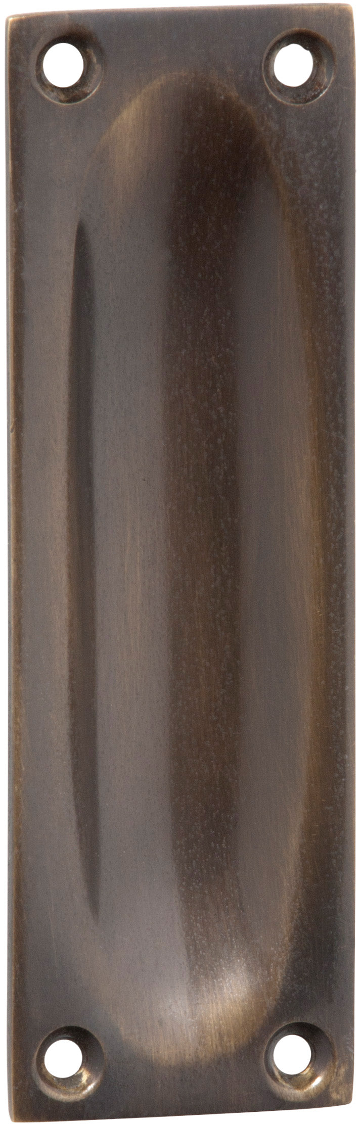 Classic Flush Pull Antique Brass / Small