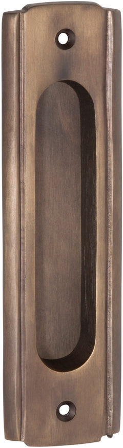 Traditional Flush Pull Antique Brass