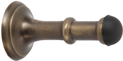 Small Concealed Fix Door Stop Antique Brass