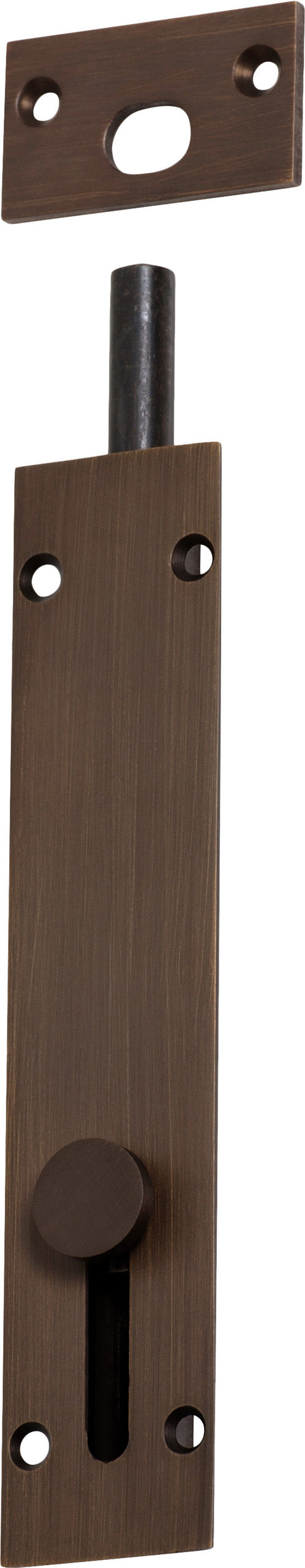 Reverse Barrel Bolt - L150mm Antique Brass