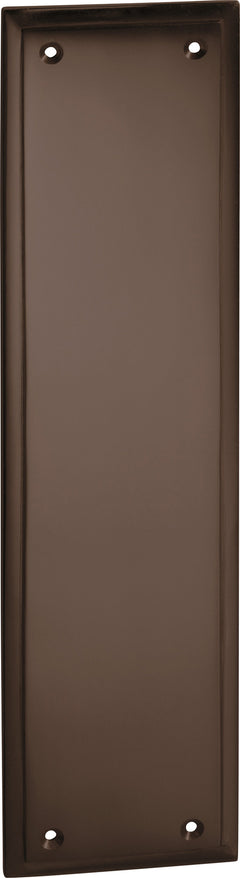 Milton Push Plate Antique Brass