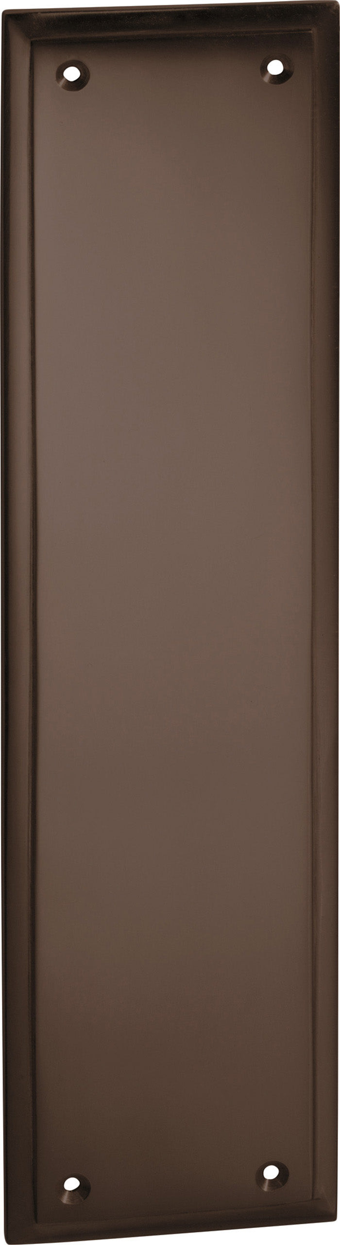 Milton Push Plate Antique Brass