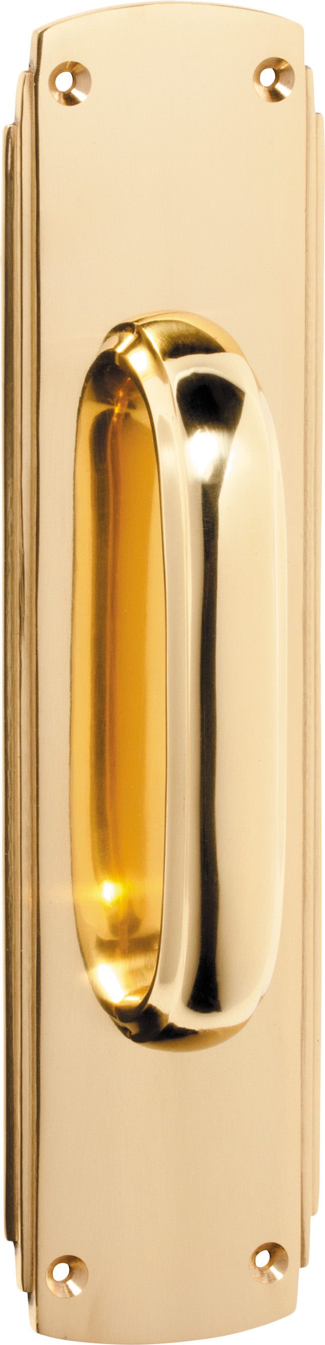 Deco Pull Handle Polished Brass / H240xW60mm